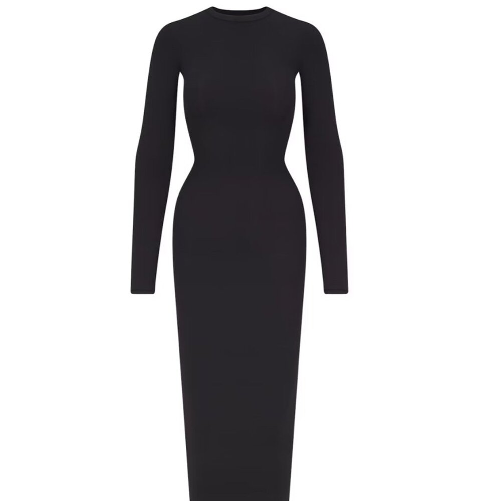 Skims Long Sleeve Maxi Dress - Size Small - NWOT
